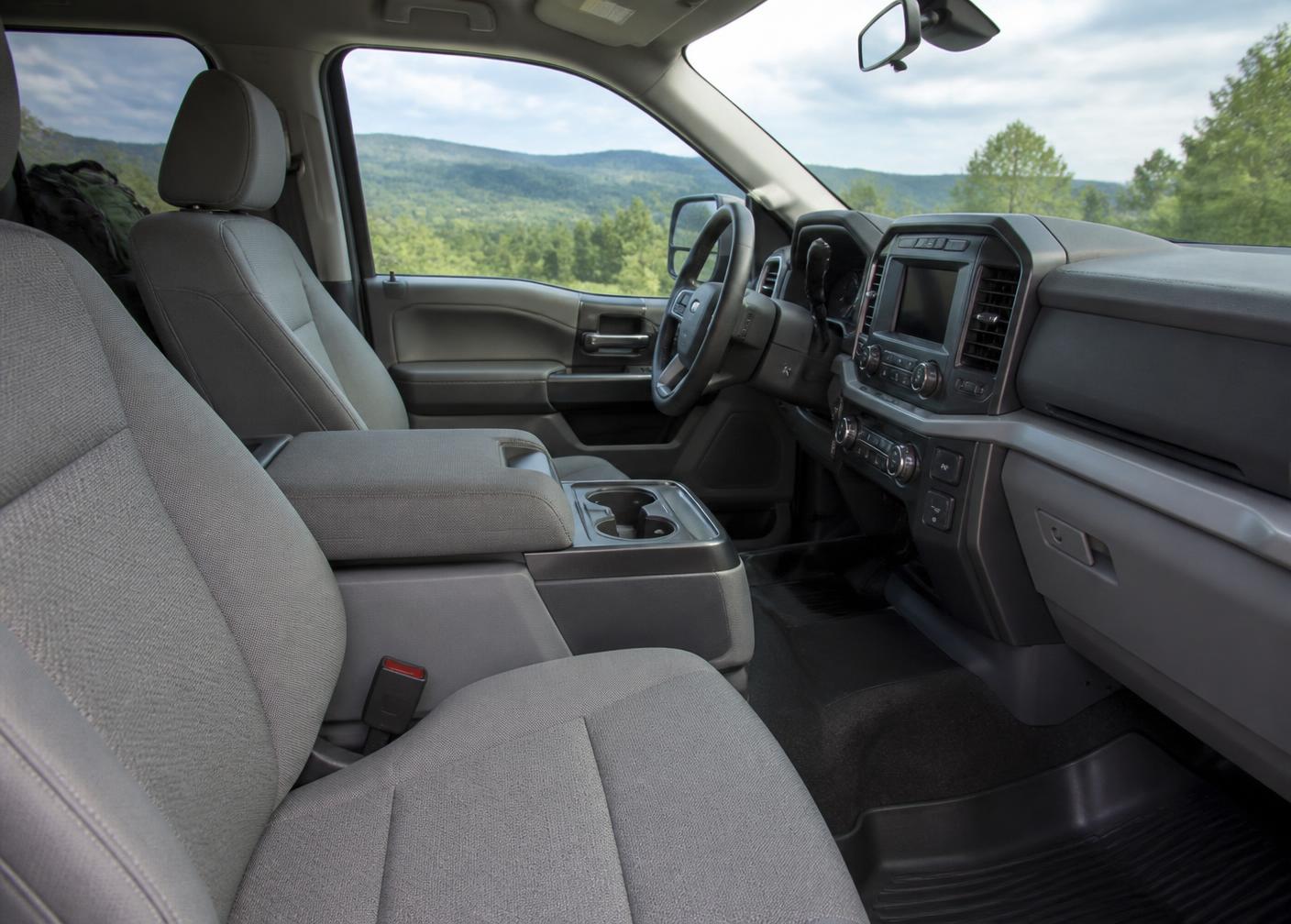 Freshly cleaned car interior with conditioned leather seats